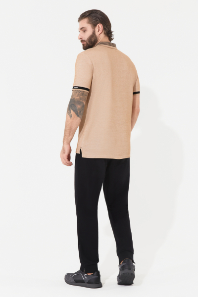 M13250G-DD251 Рубашка поло мужская (бежевый)