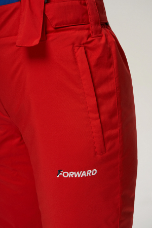 W03330G-FF232 Костюм утепленный женский (красный/красный)