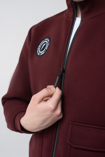 M04330G-CB242 Костюм тренировочный мужской (коричневый/черный)