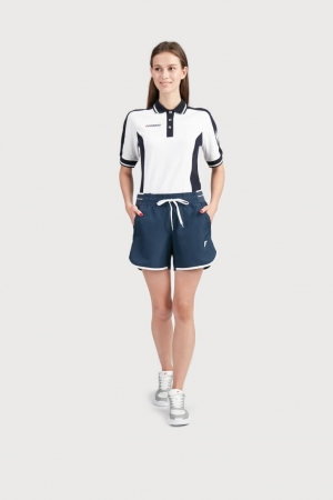 Шорты женские (синий/белый) / W16220G-NW201