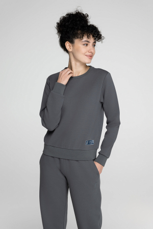 W04310G-GG241 Костюм тренировочный женский (серый/серый)
