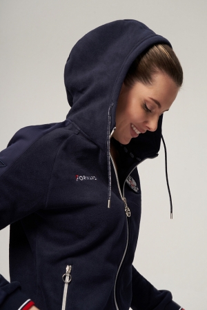 W06331G-FF232 Костюм спортивный (флисовый женский) (синий/синий)