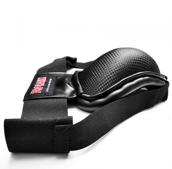 Защита паха металлич. (иск.кожа,черный) Top Rank