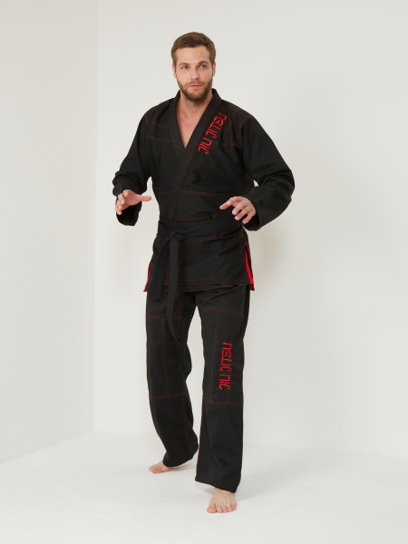 Кимоно Джиу-Джитсу черное Firuz