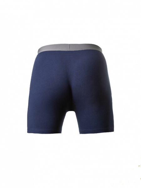 M18530SF-GN242 Комплект трусы боксеры классические мужские 2 шт (серый/синий)