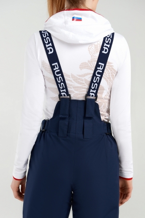 W03210G-NN222 Брюки утепленные женские (синий)