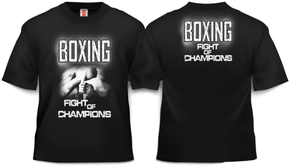 Футболка Бокс Б-2Ч/Б033 чёрная