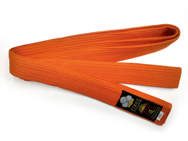 Пояс для кимоно оранжевый