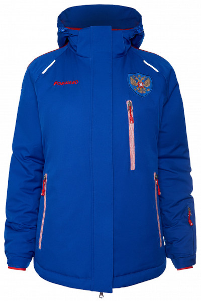 W03332G-FF202 Костюм утепленный женский (голубой/синий)