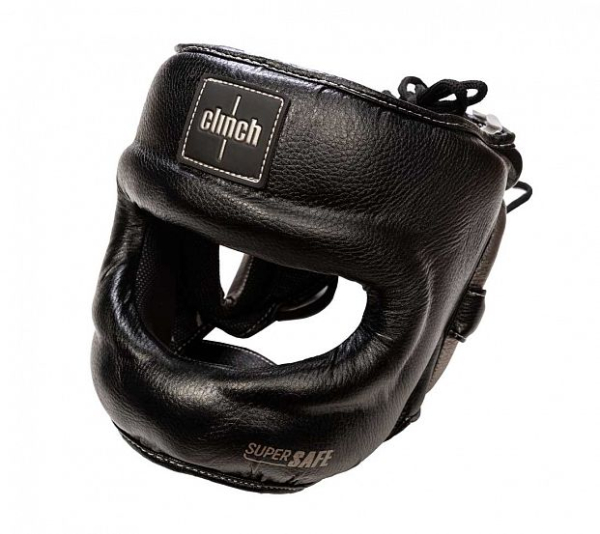 Шлем для единоборств с бампером Clinch Face Guard чёрно-бронзовый C149