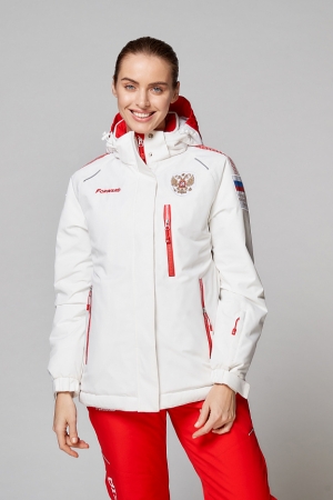 Костюм утепленный женский (белый/красный) W03331G-FF202 