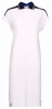 Платье поло женское (белый/синий) W13410G-WN191