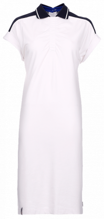 Платье поло женское (белый/синий) W13410G-WN191