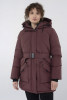 W08512SF-CC242 Куртка пуховая женская (бордовый/бордовый)