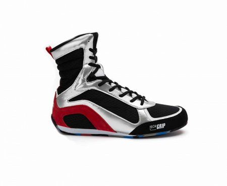 Боксерки Clinch Olimp Limited Edition 2.0 чёрно-серебристо-сине-красные C416