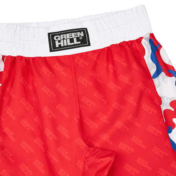 Брюки кикбоксинг детские красные Green Hill KBT-2089k