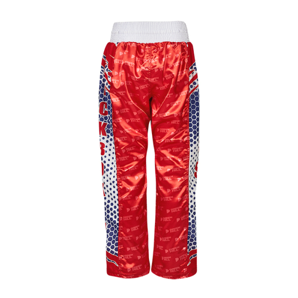 Брюки для кикбоксинга Green Hill красные