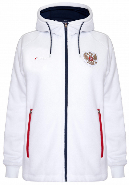 W06310FF-WN202 Костюм флисовый женский (белый/синий)