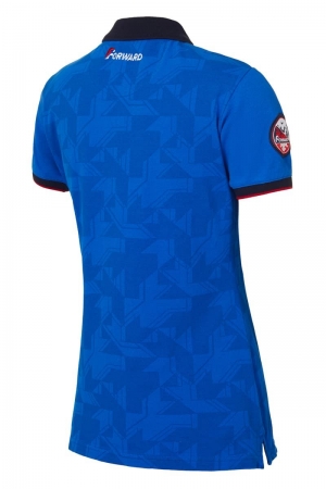 Рубашка поло женская (голубой/синий) /W13230P-IN181