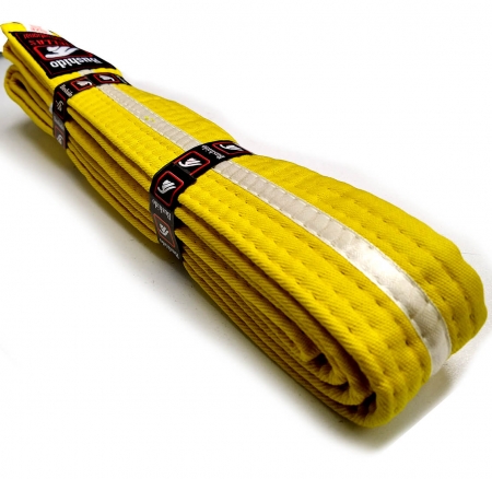 Пояс для кимоно желтый / Bushido