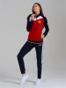 Костюм спортивный женский 11L-RR-1309В (красно-синий)