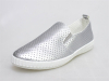 Слипоны женские серебро BEIWEISI 8868-10