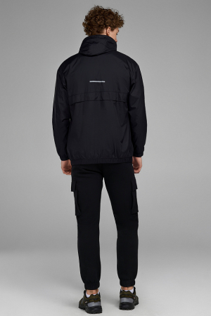 M02120SF-BB241 Куртка ветрозащитная мужская (черный/черный)