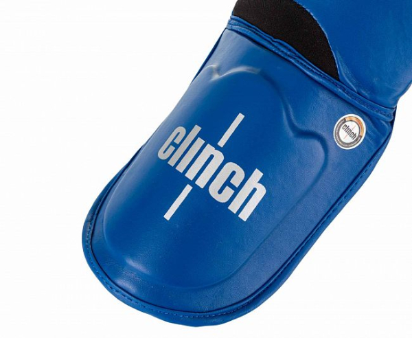 Защита голени и стопы Clinch Shin Instep Guard Kick синяя C521N