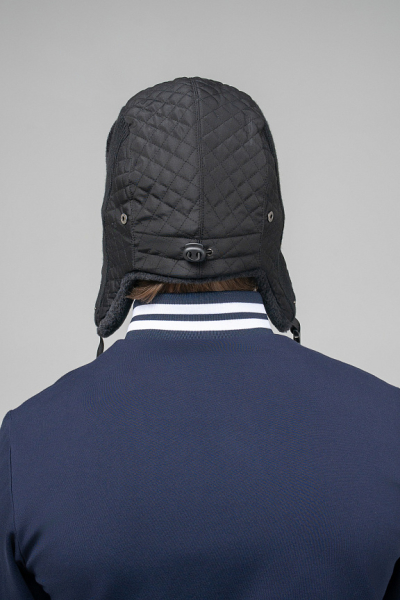 U20340G-BB242 Шапка ушанка (черный/черный)