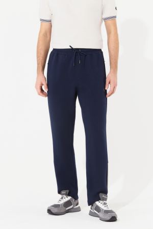 M04330G-SN251 Костюм тренировочный мужской (бежевый/синий)