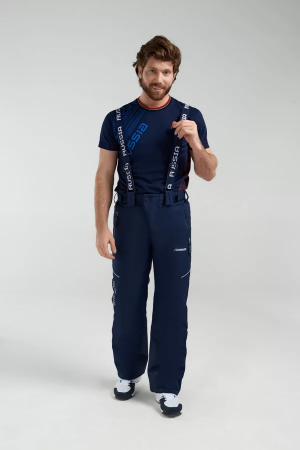 M03330G-WN222 Костюм утепленный мужской (белый/синий)