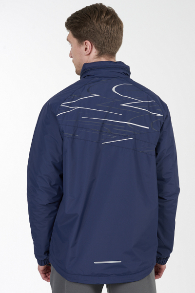 M09110G-NN241 Куртка на флисовой подкладке мужская (синий/синий)