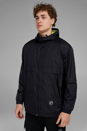 M02120SF-BB241 Куртка ветрозащитная мужская (черный/черный)