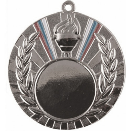 Медаль наградная, серебро 505 / Диаметр 50 мм