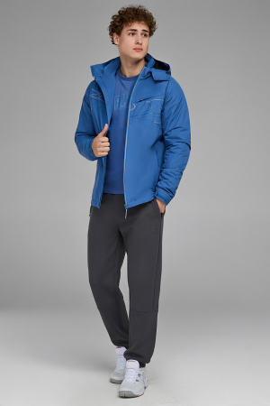 M09110G-AA241 Куртка на флисовой подкладке мужская (голубой/голубой)