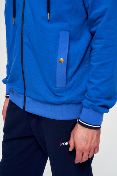 M10241G-II231 Толстовка мужская (голубой/голубой)