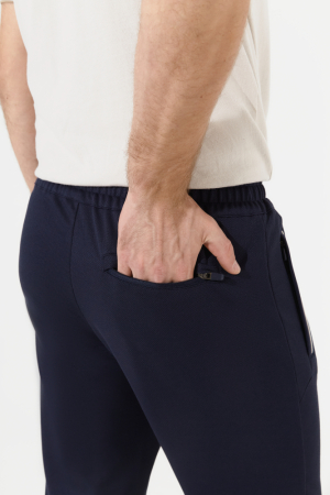 M05310G-SN251 Костюм спортивый мужской (бежевый/синий)