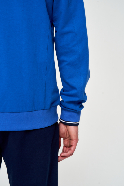 M10241G-II231 Толстовка мужская (голубой/голубой)