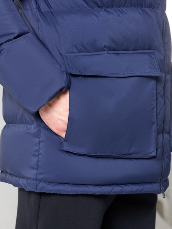 M08130G-NN232 Куртка пуховая утепленная мужская (синий/синий)