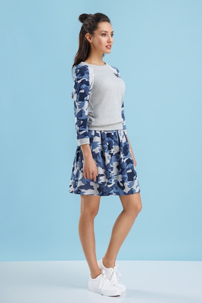 Костюм спортивный женский с юбкой Модель - 503