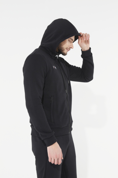 M04130M-BB241 Куртка тренировочная мужская (черный)