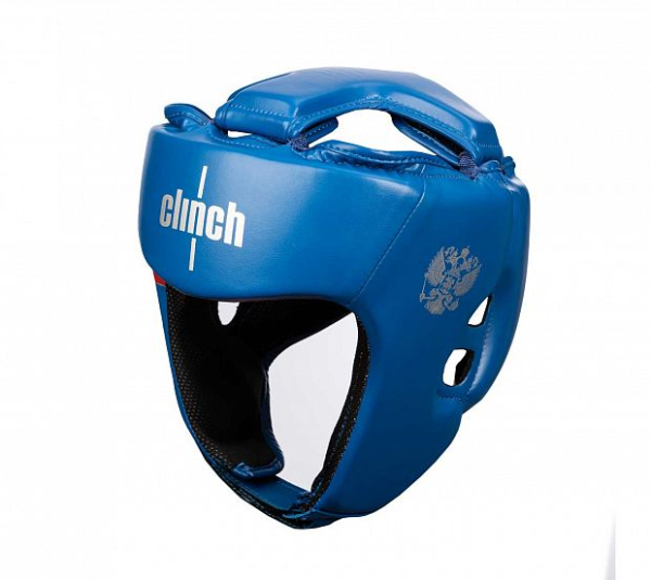 Шлем боксёрский Clinch Olimp Dual синий C113
