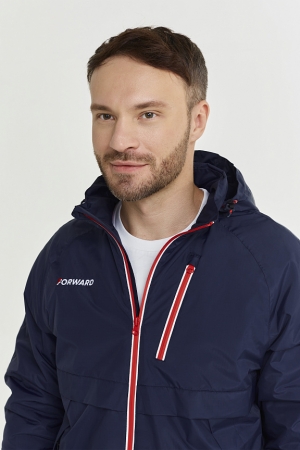 M09110G-NN221 Куртка на флисовой подкладке мужская (синий)