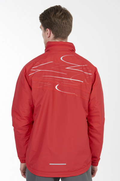 M09110G-RR241 Куртка на флисовой подкладке мужская (красный/красный)
