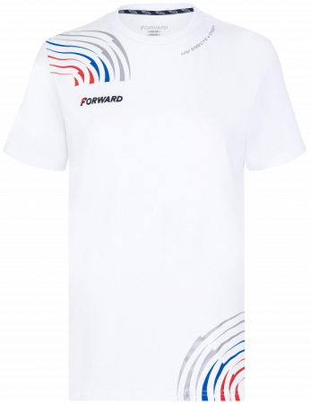 W14250G-FF232R Футболка трикотажная (с коротким рукавом женская) (белый/белый)