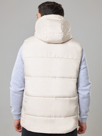 U11210P-MM232 Жилет утепленный унисекс (молочный/молочный)