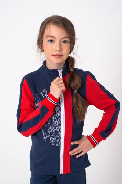 Олимпийка TREK VICTORY детский сине-красный TRод17