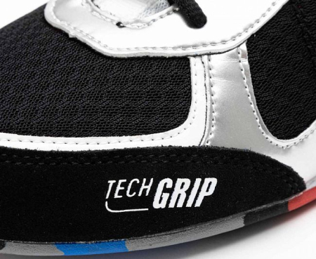 Боксерки Clinch Olimp Limited Edition 2.0 чёрно-серебристо-сине-красные C416