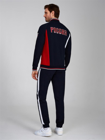 Костюм спортивный мужской 11М-RR-1309А (красно-синий)