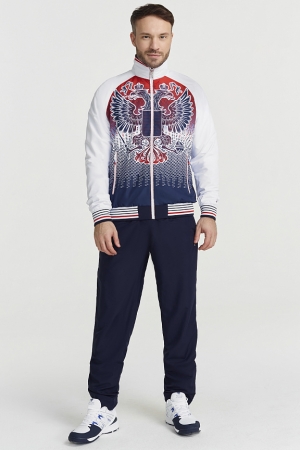 M01310G-NW221 Костюм парадный мужской (синий/белый)